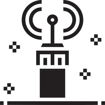 Signal communication information connection wireless icon symbol vector image, illustration of the network wifi in black image. EPS 10