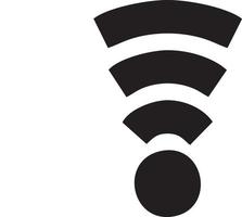 Signal communication information connection wireless icon symbol vector image, illustration of the network wifi in black image. EPS 10