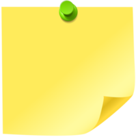 Sticky Note Yellow png