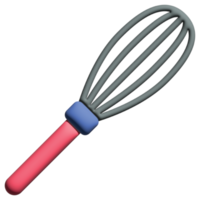 3D illustration beater in kitchen set png