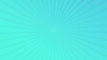 sunrays or Pop blue rays comic background Retro style radial Rotating. video
