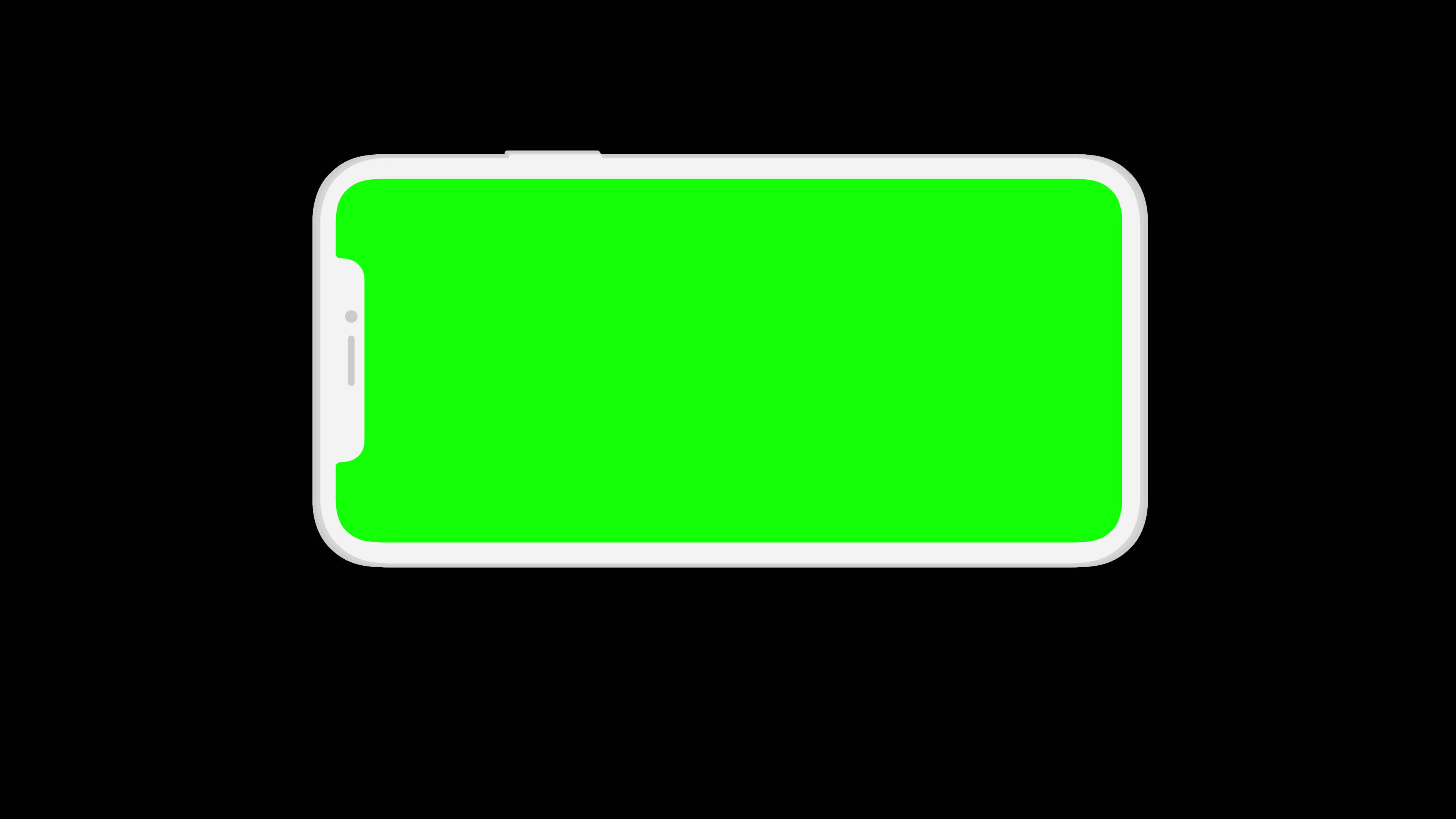 mobile phone green screen loop Animation video transparent background