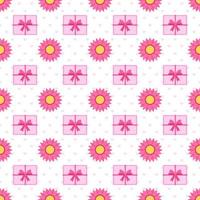 Happy Mother Day Seamless Pattern Design in Element Decoration Template Hand Drawn Cartoon Flat Illustration vector