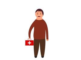 international red cross day flat design vector