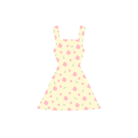 Floral Dress. Clothes. png