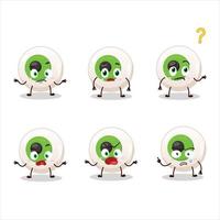 Cartoon character of eye candy with what expression vector