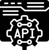 api vector icono estilo