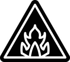 Flammable Vector Icon Style