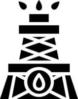 Drilling Oil Vector Icon Style