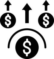 Money Benefit Vector Icon Style