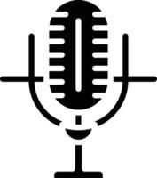 Microphone Vector Icon Style