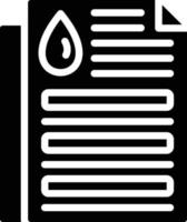 Oil Document Vector Icon Style