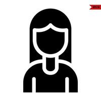 people glyph icon vector