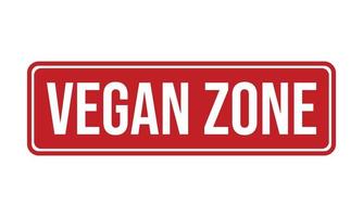 Vegan Zone Rubber Grunge Stamp Seal Stock Vector