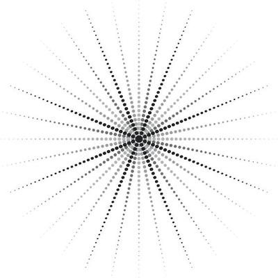 Simple Decorative Element Made With Dots