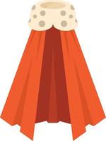 Vector Image Of A Red Royal Cloak