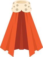 Vector Image Of A Red Royal Cloak