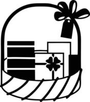 gift icon symbol design vector image. Illustration of the package box present design image. EPS 10.