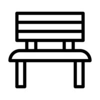 Bench Icon Design vector