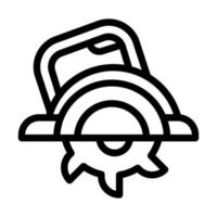 Circular Saw Icon Design vector