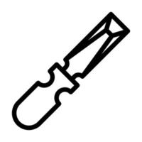 Chisel Icon Design vector