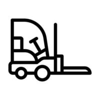 Forklift Icon Design vector
