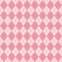 Pink Seamless Argyle Pattern vector