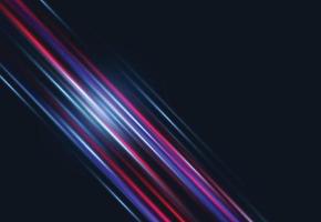 Abstract technology background with speed motion neon. Motion effect blue lines. Vector illustration