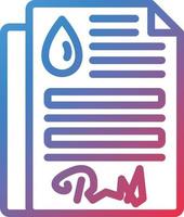 3989 - Oil Contract.eps vector