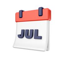 3d calendar icon illustration png