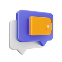 3d chat icon png