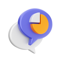 3d chat chatting icon png