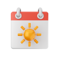 3d calendar date day schedule event icon illustration png