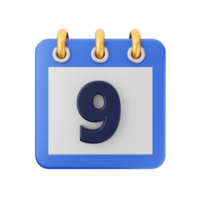 3d calendar event date day schedule icon illustration png