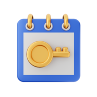 3d calendar event date day schedule icon illustration png