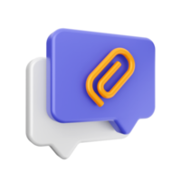 icono de chat 3d png