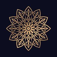 Luxury mandala design vector logo icon illustration