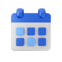 3d calendar date day schedule event icon illustration png