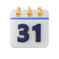 3d calendar icon png