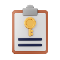 3d file report icon illustration png
