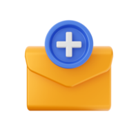 3d mail email message envelope png