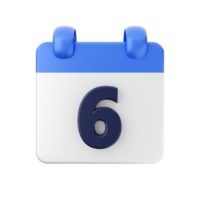 3d calendar date day schedule event icon illustration png