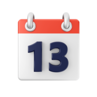 3d calendar date day schedule event icon illustration png