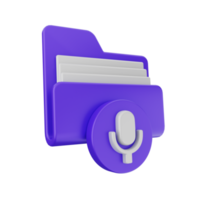 3d folder icon png