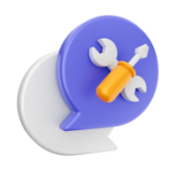 3d Plaudern chatten Symbol png