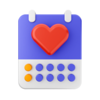 3d calendar icon illustration png