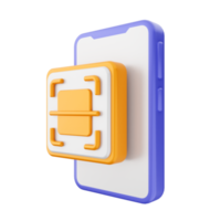 icono de teléfono inteligente 3d png