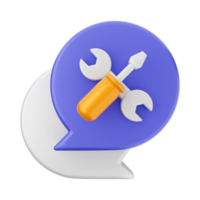 3d chat chatting icon png