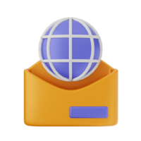 3d email mail envelope icon illustration png