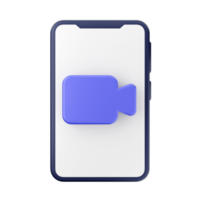 icono de teléfono inteligente 3d png